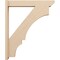 Ekena Millwork 5 1/2-in W x 30-in D x 36-in H Balboa Slat Rough Cedar Woodgrain TimberThane Outlooker, Primed Tan OUTUR055X30X36BOA24RCPR - alternate 4